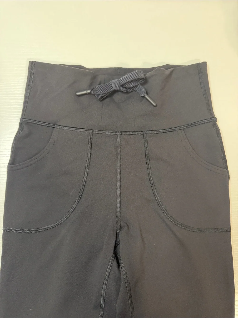 Lululemon Skinny Will Pant Full-On Luon - Black - Yoga Straight Leg Pockets